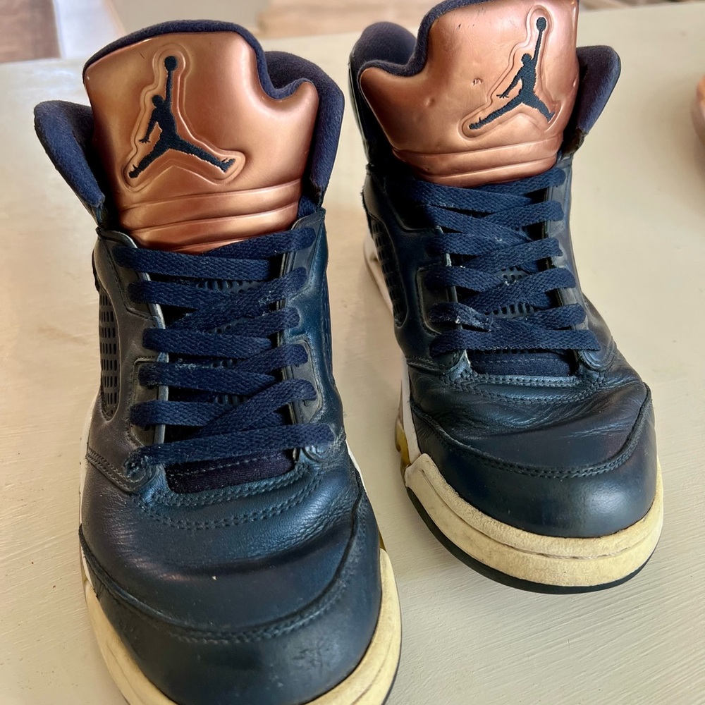 Air Jordan Retro 5 Bronze Tongue Sneaker